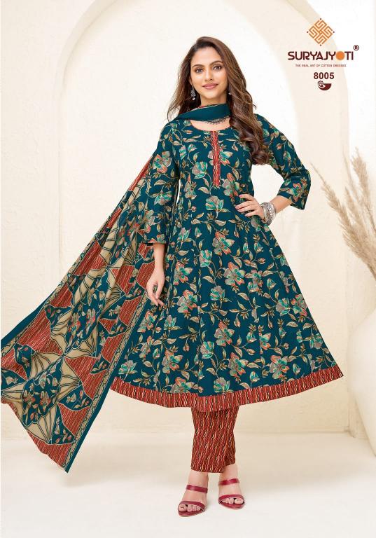 Suryajyoti rashi vol-8 designer kurtis wholesale market in delhi